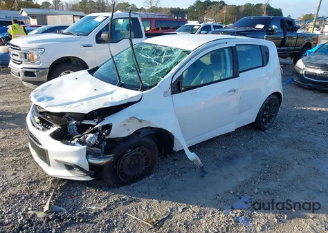 2017 Chevrolet Sonic Lt Auto из США, поврежденный, VIN 1G1JG6SH6H4163559